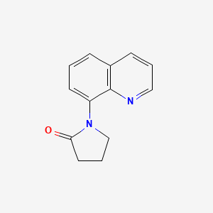 2-Pyrrolidinone, 1-(8-quinolinyl)-