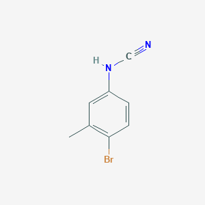 molecular formula C8H7BrN2 B8752522 (4-Bromo-3-methylphenyl)cyanamide CAS No. 921631-71-2