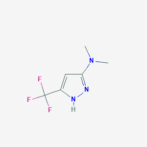 N,N-Dimethyl-3-(trifluoromethyl)-1H-pyrazol-5-amine