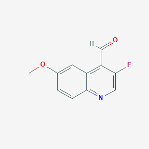 3-Fluoro-6-methoxyquinoline-4-carbaldehyde