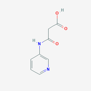 molecular formula C8H8N2O3 B8752579 3-Oxo-3-(pyridine-3-ylamino)propanoic acid CAS No. 851680-50-7