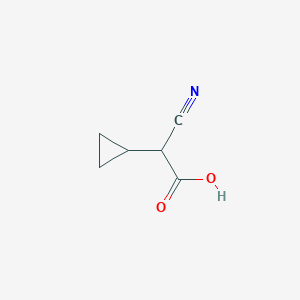2-Cyano-2-cyclopropylacetic acid