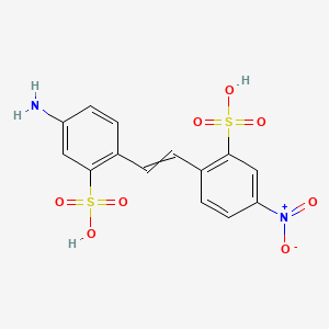 4-Nitro-4'-amino-stilbene-2,2'-disulphonic acid