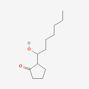 Cyclopentanone, 2-(1-hydroxyheptyl)-