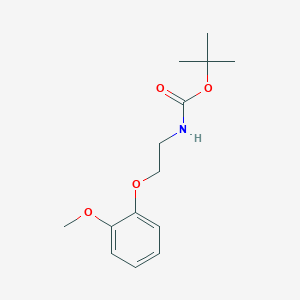 molecular formula C14H21NO4 B8752649 N-Boc-2-(2-methoxyphenoxy)ethanamine 
