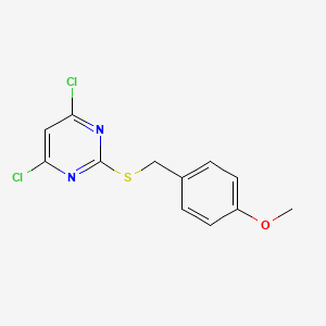 4,6-Dichloro-2[[(4-methoxyphenyl)methyl]thio]pyrimidine