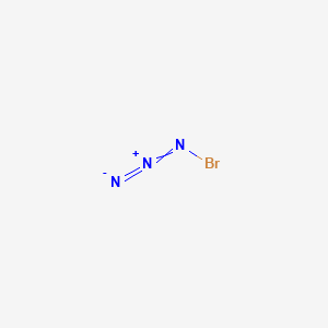 molecular formula BrN3 B087527 Bromine azide CAS No. 13973-87-0