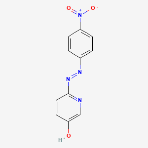 5-Hydroxy-2-(4-nitrophenylazo)pyridine