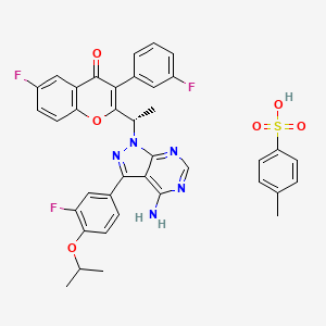 molecular formula C38H32F3N5O6S B8752720 Umbralisib Tosylate CAS No. 1532533-72-4