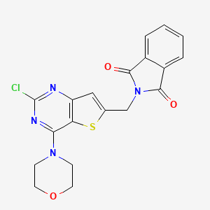 2-((2-Chloro-4-morpholinothieno[3,2-d]pyrimidin-6-yl)methyl)isoindoline-1,3-dione