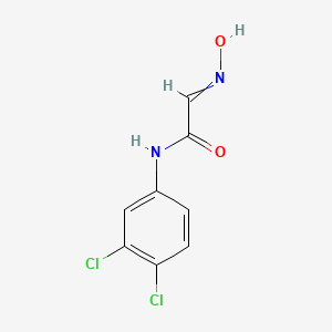 molecular formula C8H6Cl2N2O2 B8752731 N-(3,4-dichlorophenyl)-2-(N-hydroxyimino)acetamide 