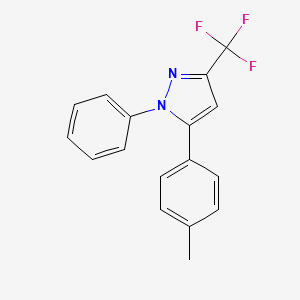 5-(4-methylphenyl)-1-phenyl-3-(trifluoromethyl)-1H-pyrazole