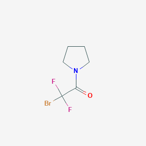 2-Bromo-2,2-difluoro-1-(pyrrolidin-1-yl)ethanone