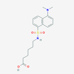 6-(5-(Dimethylamino)naphthalene-1-sulfonamido)hexanoic acid
