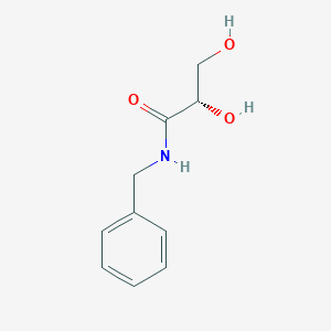 molecular formula C10H13NO3 B8752772 (S)-N-Benzyl-2,3-dihydroxypropanamide 