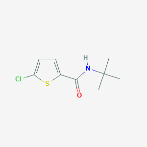 molecular formula C9H12ClNOS B8752828 N-tert-butyl-5-chlorothiophene-2-carboxamide 