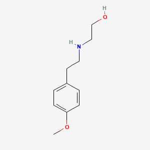 molecular formula C11H17NO2 B8752854 N-(2-hydroxyethyl)-2-(4-methoxyphenyl)ethanamine CAS No. 113733-05-4