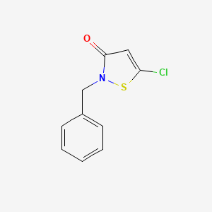 molecular formula C10H8ClNOS B8752886 2-benzyl-5-chloroisothiazol-3(2H)-one 