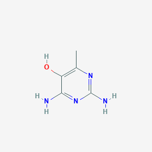 molecular formula C5H8N4O B8752887 2,4-Diamino-6-methylpyrimidin-5-ol 