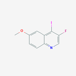 molecular formula C10H7FINO B8752892 3-Fluoro-4-iodo-6-methoxyquinoline 