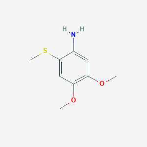 4-Thiomethyl-5-amino veratrole