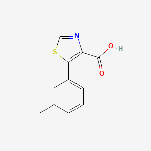 molecular formula C11H9NO2S B8752921 5-m-Tolyl-thiazole-4-carboxylic acid 