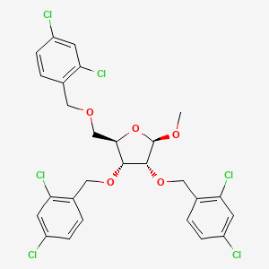 beta-D-Ribofuranoside, methyl 2,3,5-tris-O-[(2,4-dichlorophenyl)methyl]-
