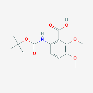 6-((Tert-butoxycarbonyl)amino)-2,3-dimethoxybenzoic acid