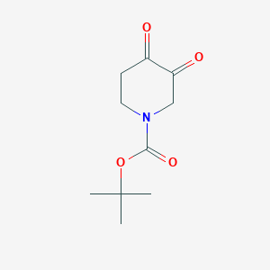molecular formula C10H15NO4 B8752987 Tert-butyl 3,4-dioxopiperidine-1-carboxylate CAS No. 741737-34-8