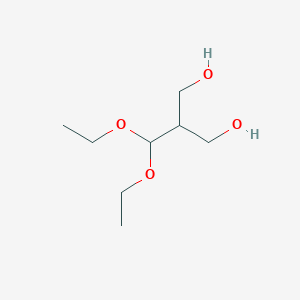 molecular formula C8H18O4 B8753106 2-(Diethoxymethyl)propane-1,3-diol CAS No. 40364-79-2