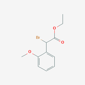 molecular formula C11H13BrO3 B8753231 Ethyl 2-bromo-2-(2-methoxyphenyl)acetate 