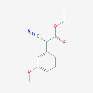 Ethyl 2-cyano-2-(3-methoxyphenyl)acetate