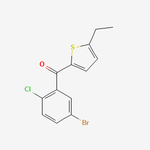 (5-bromo-2-chlorophenyl)(5-ethyl-2-thienyl)Methanone
