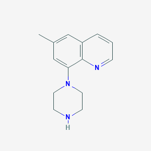 6-Methyl-8-(piperazin-1-yl)quinoline
