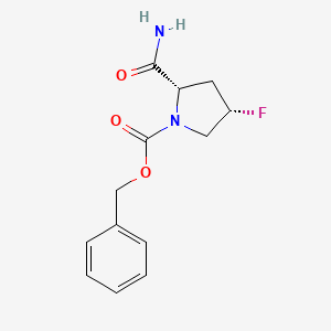 (2S,4S)-Benzyl 2-carbamoyl-4-fluoropyrrolidine-1-carboxylate