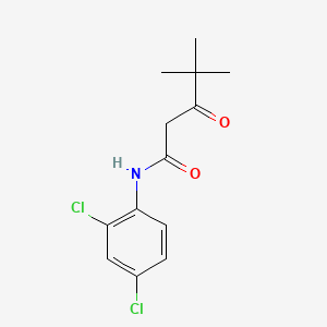 Pentanamide, N-(2,4-dichlorophenyl)-4,4-dimethyl-3-oxo-