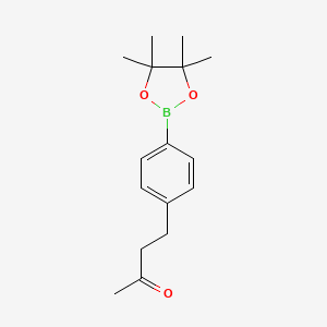 4-(4-(4,4,5,5-Tetramethyl-1,3,2-dioxaborolan-2-yl)phenyl)butan-2-one