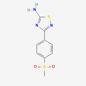 3-(4-(Methylsulfonyl)phenyl)-1,2,4-thiadiazol-5-amine