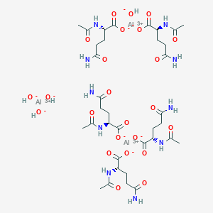 molecular formula C35H59Al3N10O24 B087535 醋谷酰胺铝 CAS No. 12607-92-0