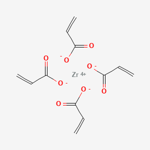 molecular formula C12H12O8Zr B8753689 Zirconium acrylate 