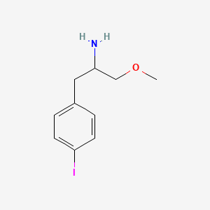 1-(4-Iodophenyl)-3-methoxypropan-2-amine