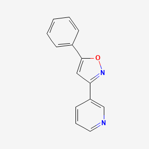 5-Phenyl-3-(pyridin-3-yl)isoxazole