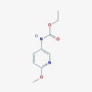 molecular formula C9H12N2O3 B8753790 ethyl N-(6-methoxypyridin-3-yl)carbamate 
