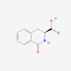 molecular formula C10H9NO3 B8753835 (S)-1-Oxo-1,2,3,4-tetrahydroisoquinoline-3-carboxylic acid 