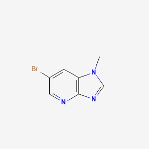 molecular formula C7H6BrN3 B8753868 6-Bromo-1-methylimidazo[4,5-b]pyridine 