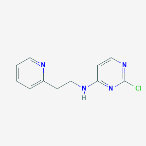 2-chloro-N-[2-(pyridin-2-yl)ethyl]pyrimidin-4-amine