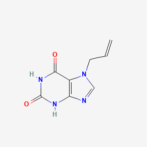 molecular formula C8H8N4O2 B8753902 7-allyl-1h-purine-2,6(3h,7h)-dione 