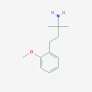 4-(2-Methoxyphenyl)-2-methylbutan-2-amine