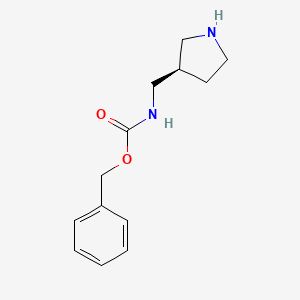 molecular formula C13H18N2O2 B8753973 R-3-N-Cbz-Aminomethylpyrrolidine 