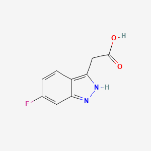 2-(6-Fluoro-1H-indazol-3-yl)acetic acid